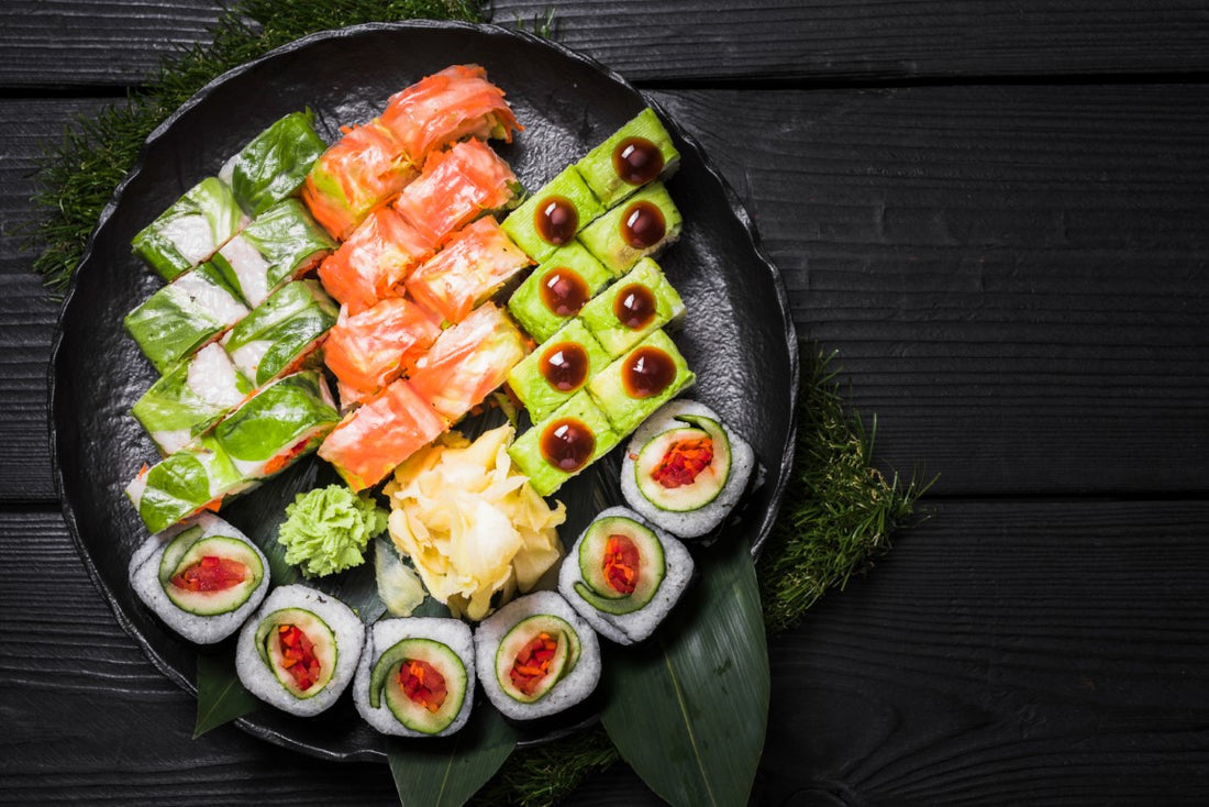 Nori Seaweed Mayo Veggie Sushi Bowls