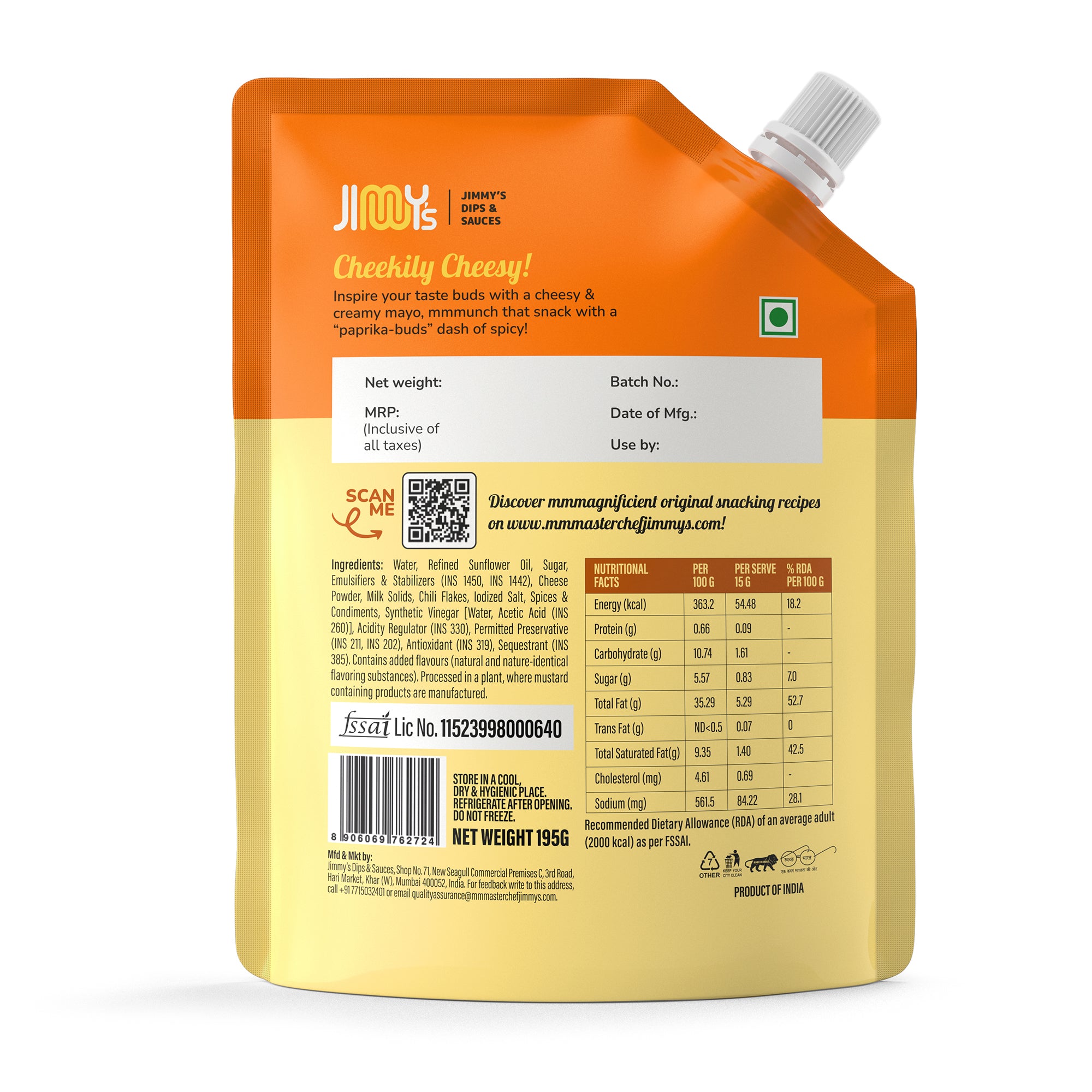 Chilli Cheese Mayo - 195g