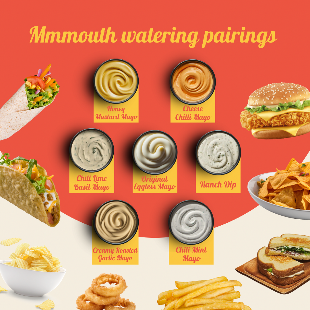 Chili Cheese + Chili Mint Mayonnaise - 390 gms