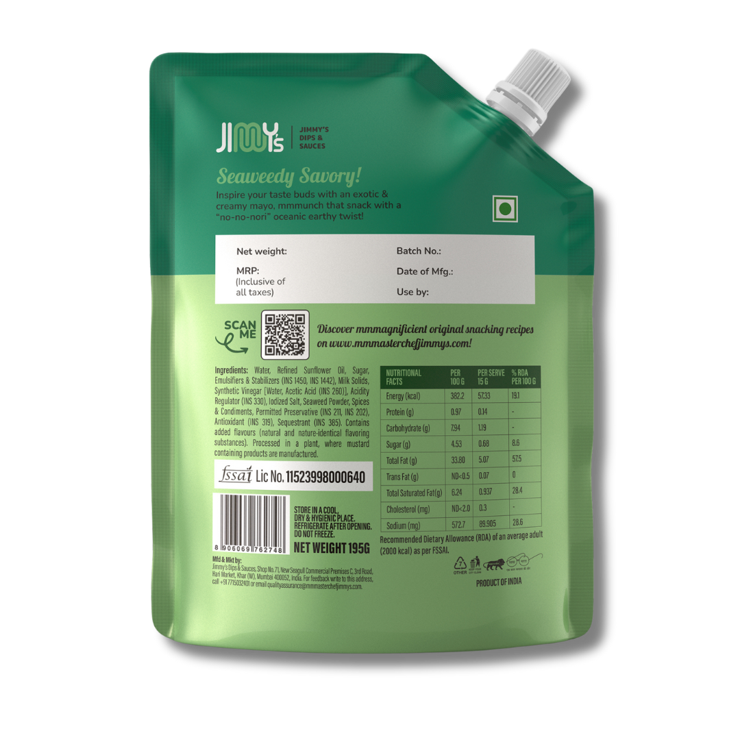 Nori	Seaweed Mayonnaise - 195gms