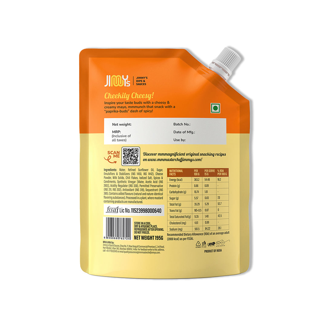 Original Eggless + Chilli Mint + Creamy Roasted Garlic + Chilli Cheese + Chilli Lime Basil Mayonnaise – 975 gms