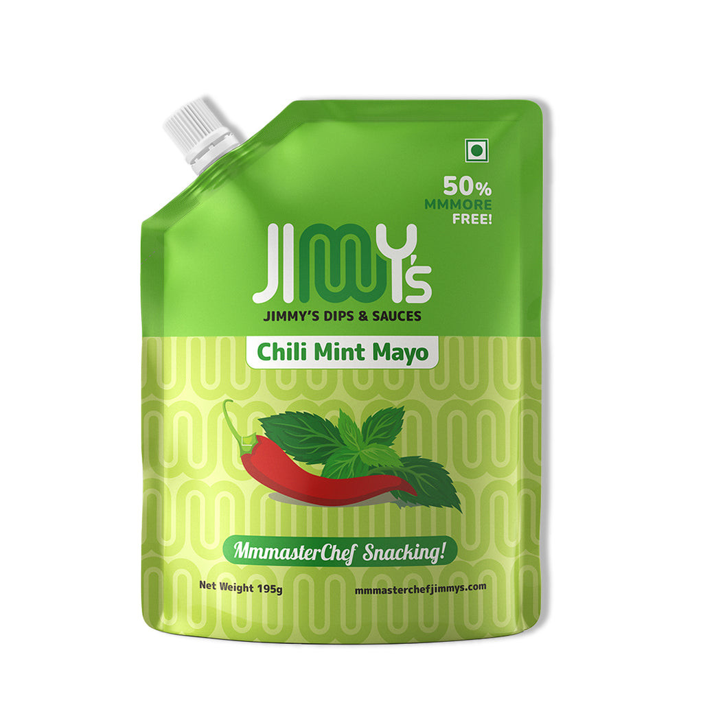 Original Eggless + Chilli Mint + Creamy Roasted Garlic + Chilli Cheese + Chilli Lime Basil Mayonnaise – 975 gms