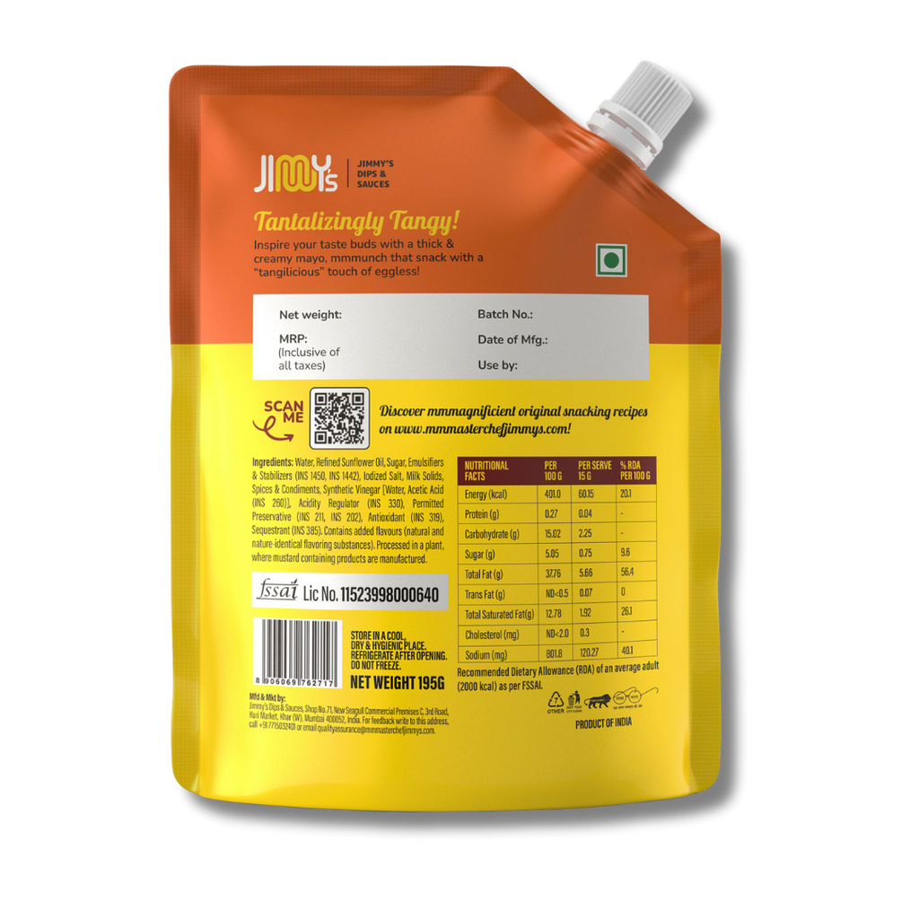 Cheese Chili +Original Veg Mayonnaise - Eggless - 390 gms