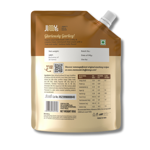 Creamy Roasted Garlic Mayonnaise - 195gms